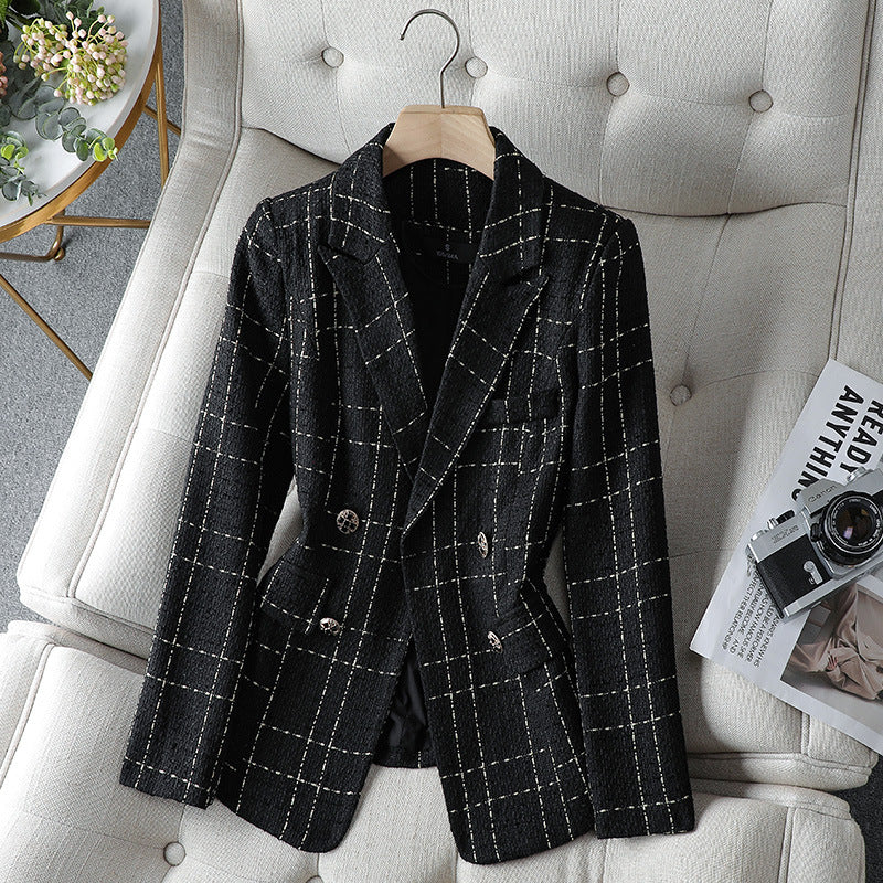 BLAZER À CARREAUX CELINA