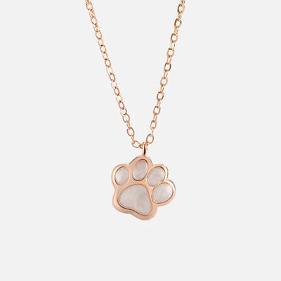 Malia - Collier avec pendentif de patte en argent