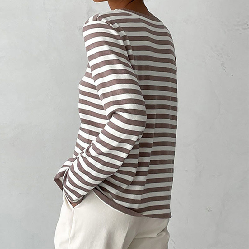 Harper™ - Chemise à rayures élégante et décontractée