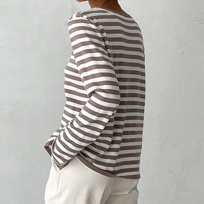 Harper™ - Chemise à rayures élégante et décontractée