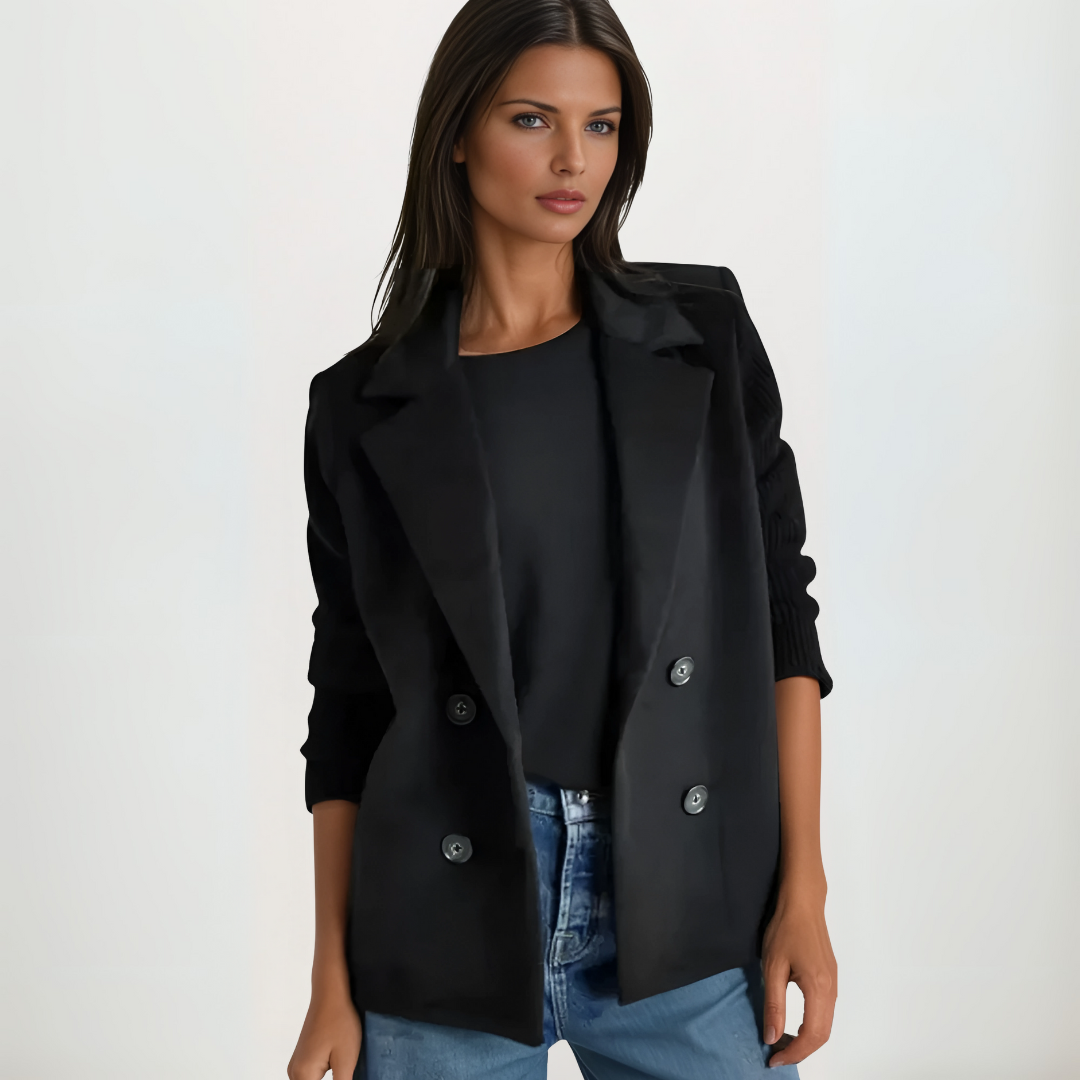 Emeline™ | Veste Blazer Tricotée