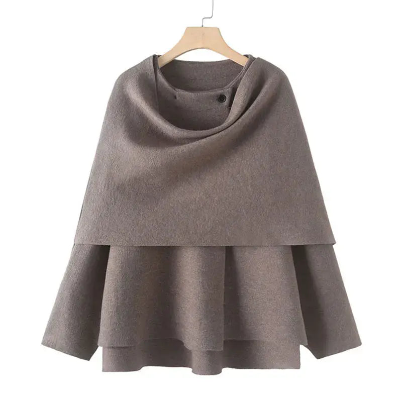Marianne | Élégante veste manteau asymétrique pour femmes