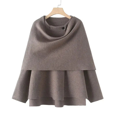 Marianne | Élégante veste manteau asymétrique pour femmes
