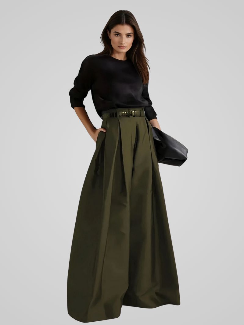 Maxima | Jupe-pantalon longue élégante taille haute pour les occasions formelles et décontractées