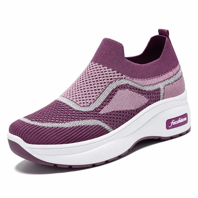 Sophie | Baskets A Enfiler Pour Femme | Confort
