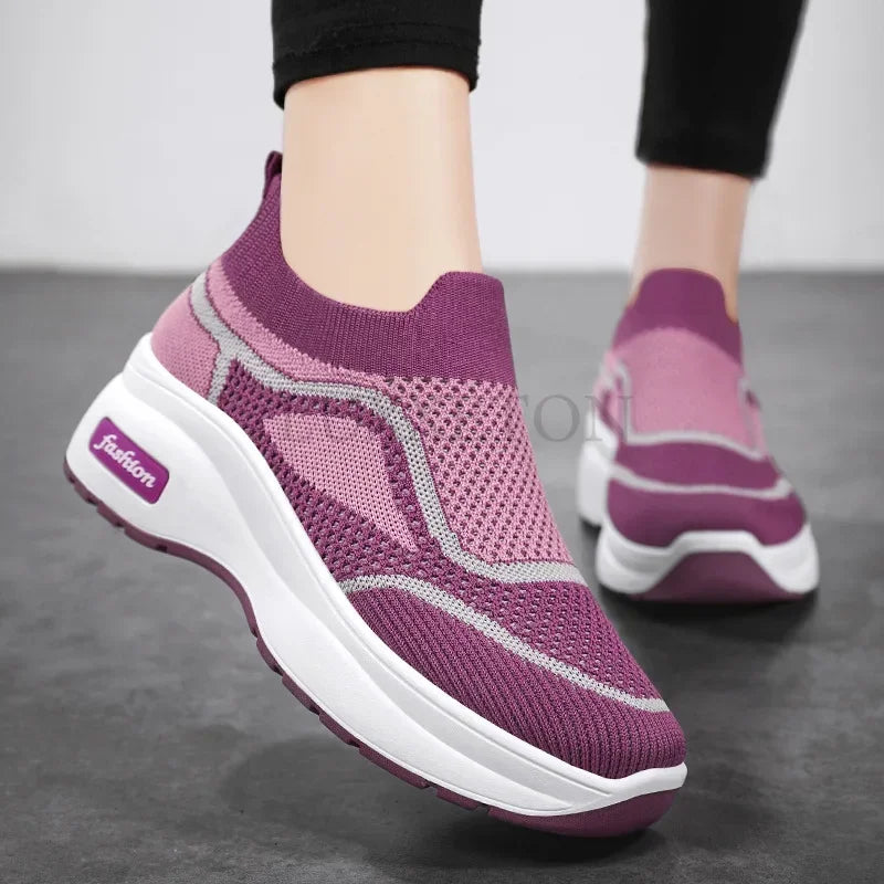 Sophie | Baskets A Enfiler Pour Femme | Confort