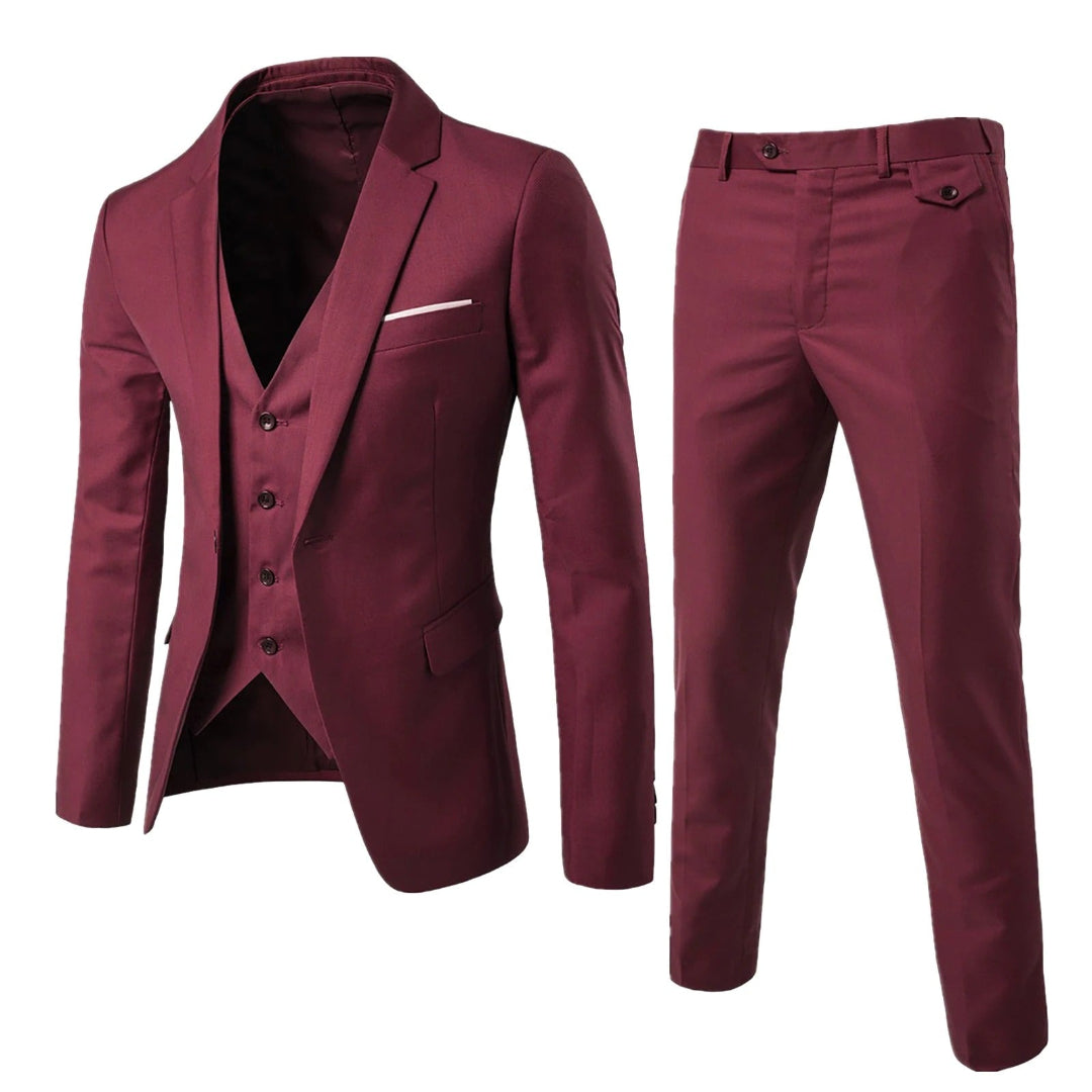Alexandre | Ensemble slim 3 pièces pour hommes | Travail
