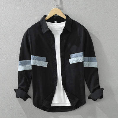 Jeroen - Chemise Patchwork - Coupe Décontractée - Hommes