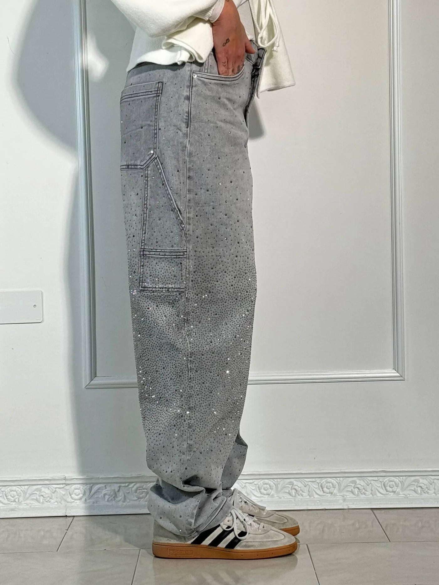 Aubrey™ | Jean à Détails Scintillants