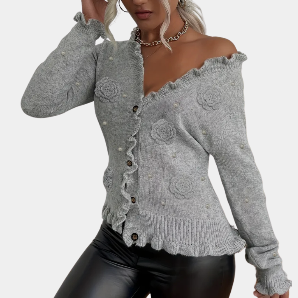 DOROTHY - Cardigan Tricoté Tendance pour Femmes