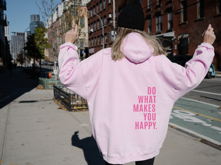 Sweat à Capuche Inspirant | Confort Décontracté | Style Positif