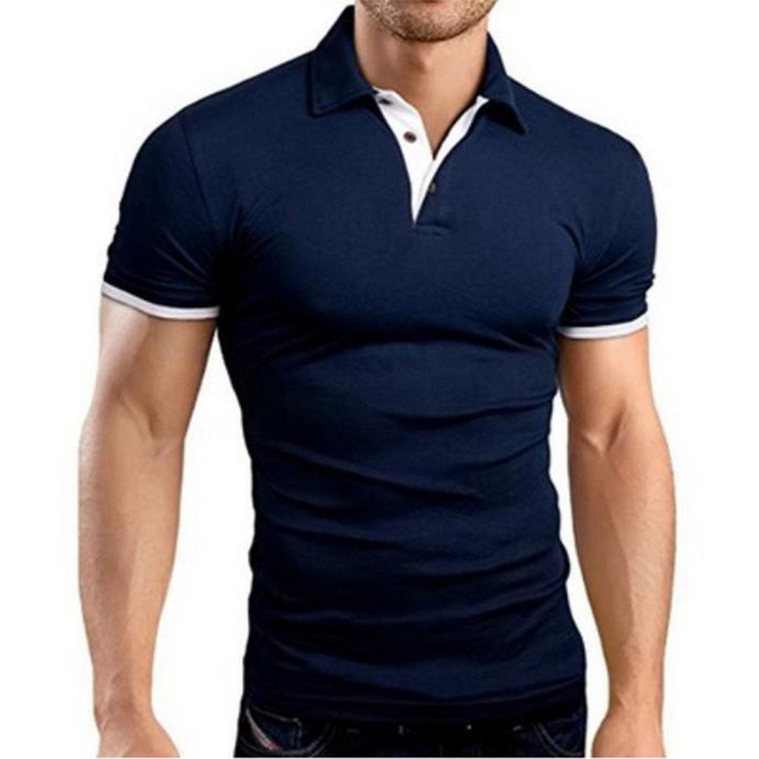 Javier | Polo Simple Pour Hommes | Manche Courte