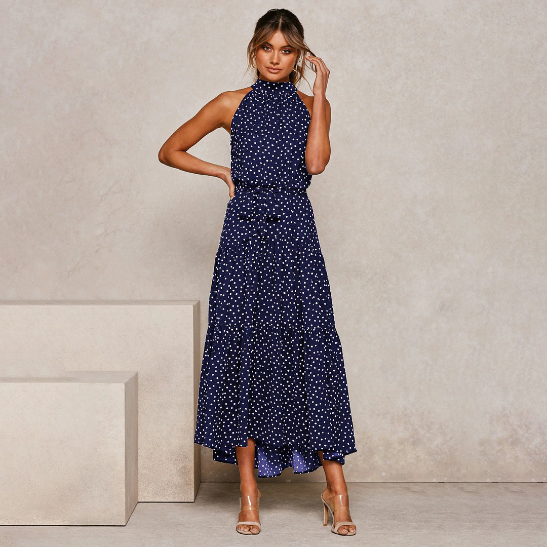 Aurélie | Robe Élégant Dos Nu Pour Femme | Midi