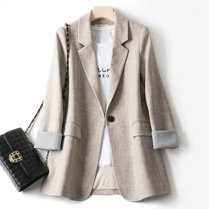 Bella - Blazer patchwork à la mode pour femmes