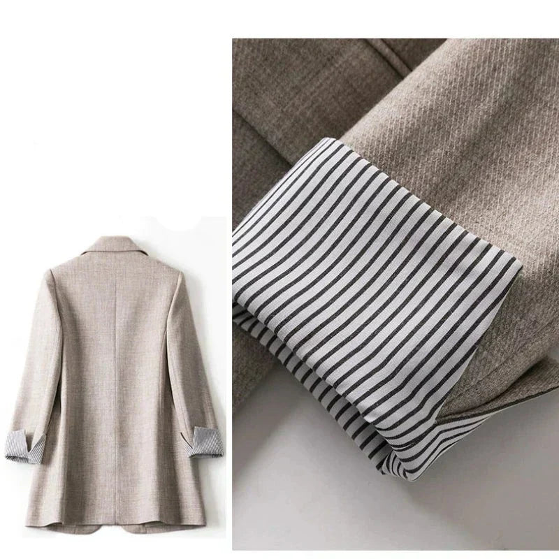 Bella - Blazer patchwork à la mode pour femmes