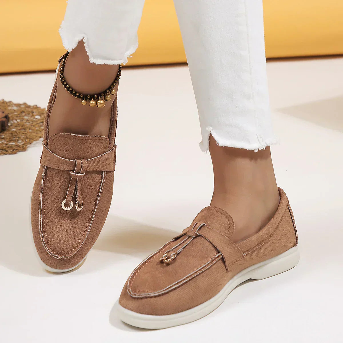 Leah - Mocassins en cuir élégants pour femmes