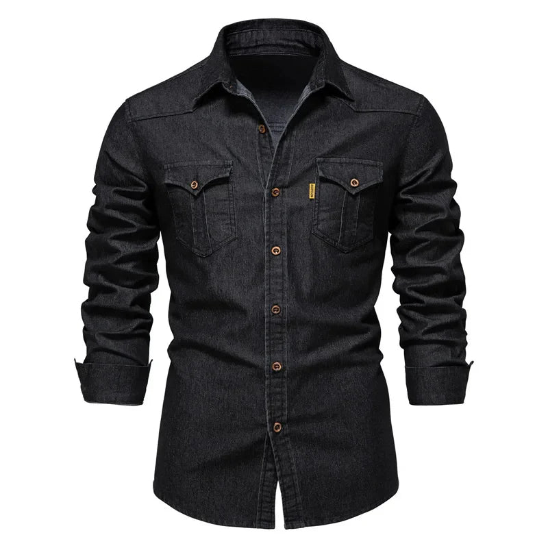 Newton | Chemise élégante en denim pour homme