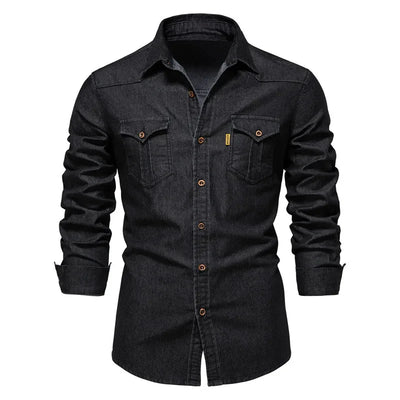 Newton | Chemise élégante en denim pour homme