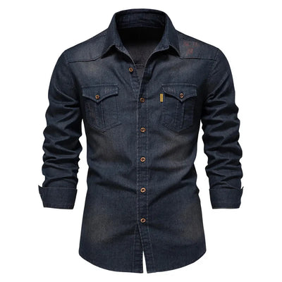 Newton | Chemise élégante en denim pour homme