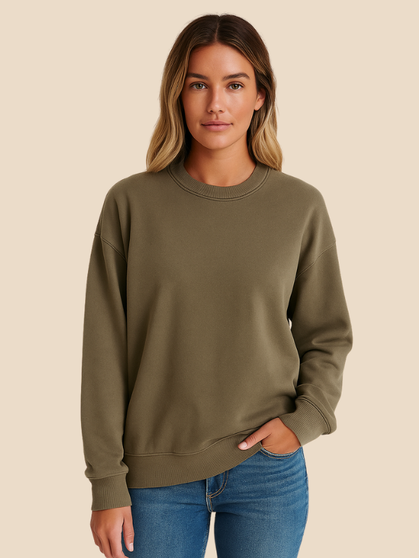 Sweat Décontracté | Col Rond | Douceur Quotidienne