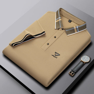 Polo d’été en soie pour homme