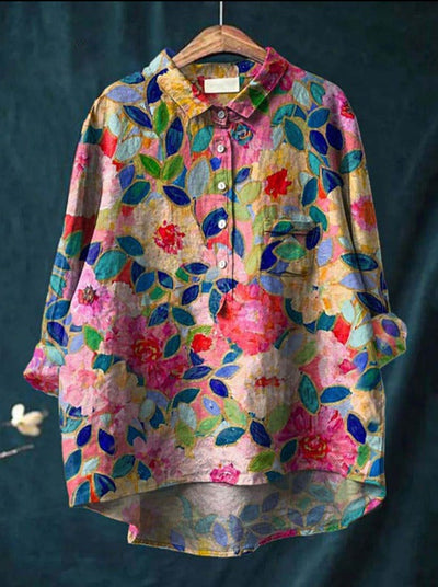 Blouse Classique avec Motif Floral Laura™
