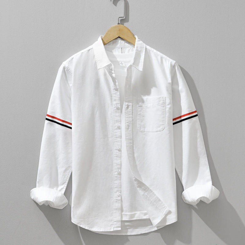 CHEMISE EN LIN BLANCA