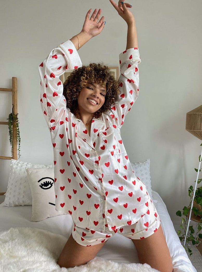 Zaira - Pyjama de luxe en satin pour un confort ultime pour les femmes