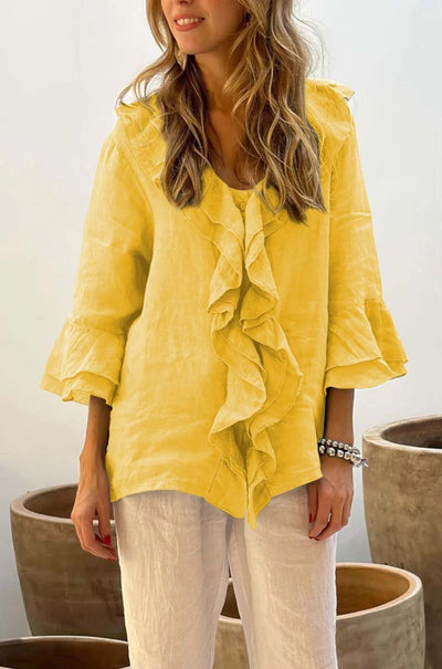 Marie™ | blouse à volants élégante