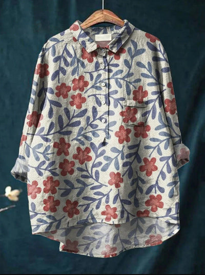 Blouse Classique avec Motif Floral Laura™