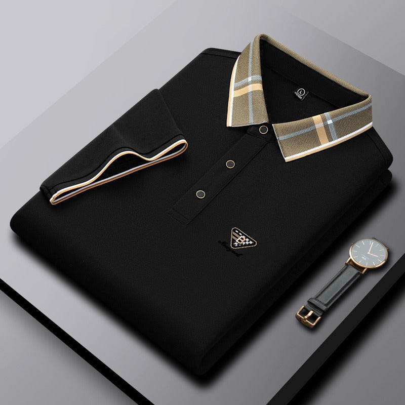 Polo d’été en soie pour homme
