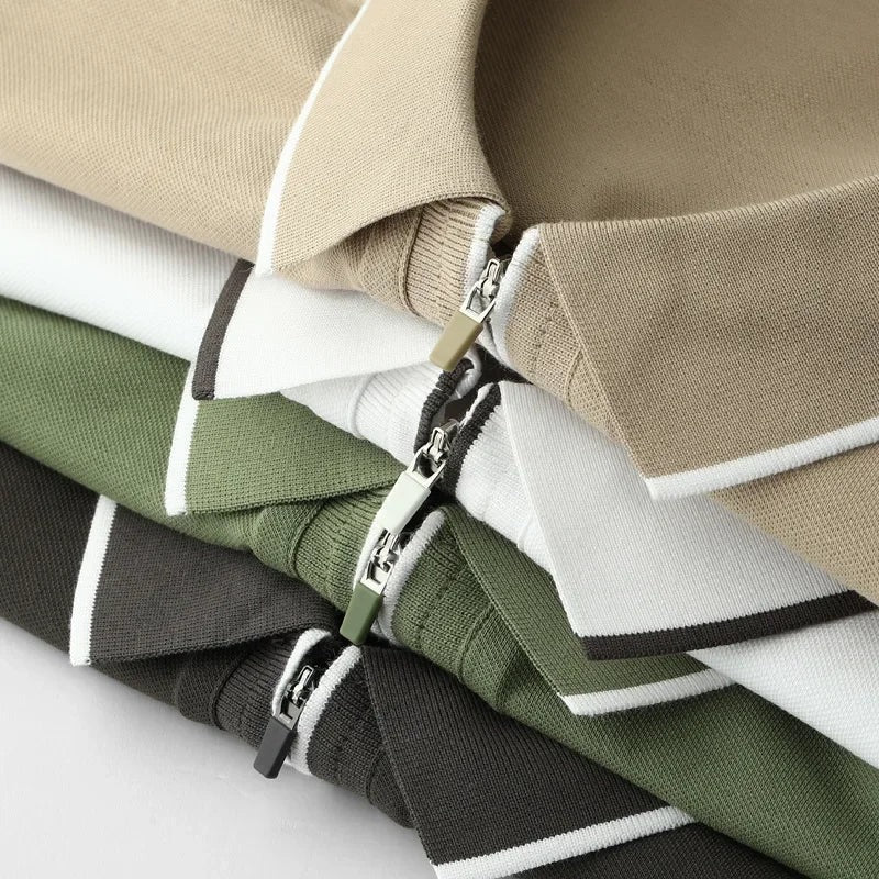 Polo zippé Premium