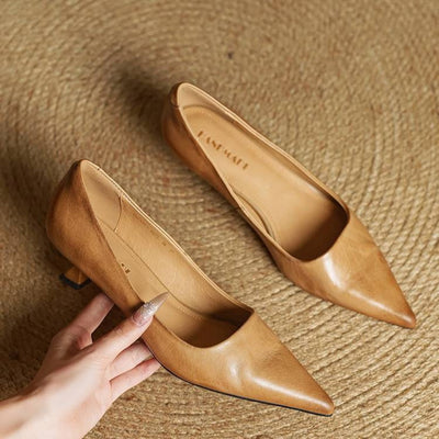 Escarpins Anok en cuir véritable