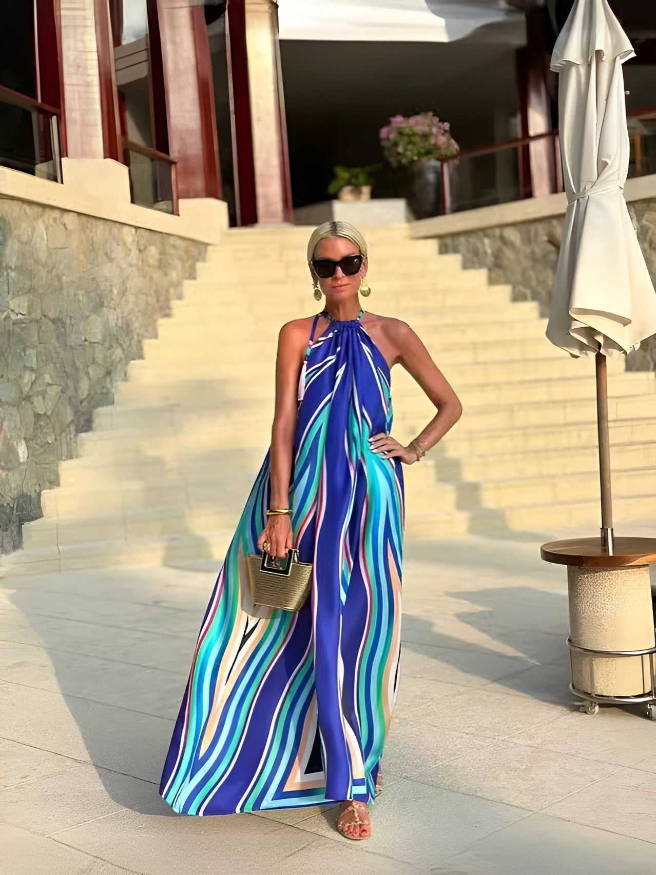 Robe Longue Halter Carrie™