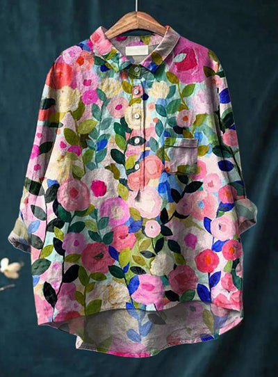 Blouse Classique avec Motif Floral Laura™
