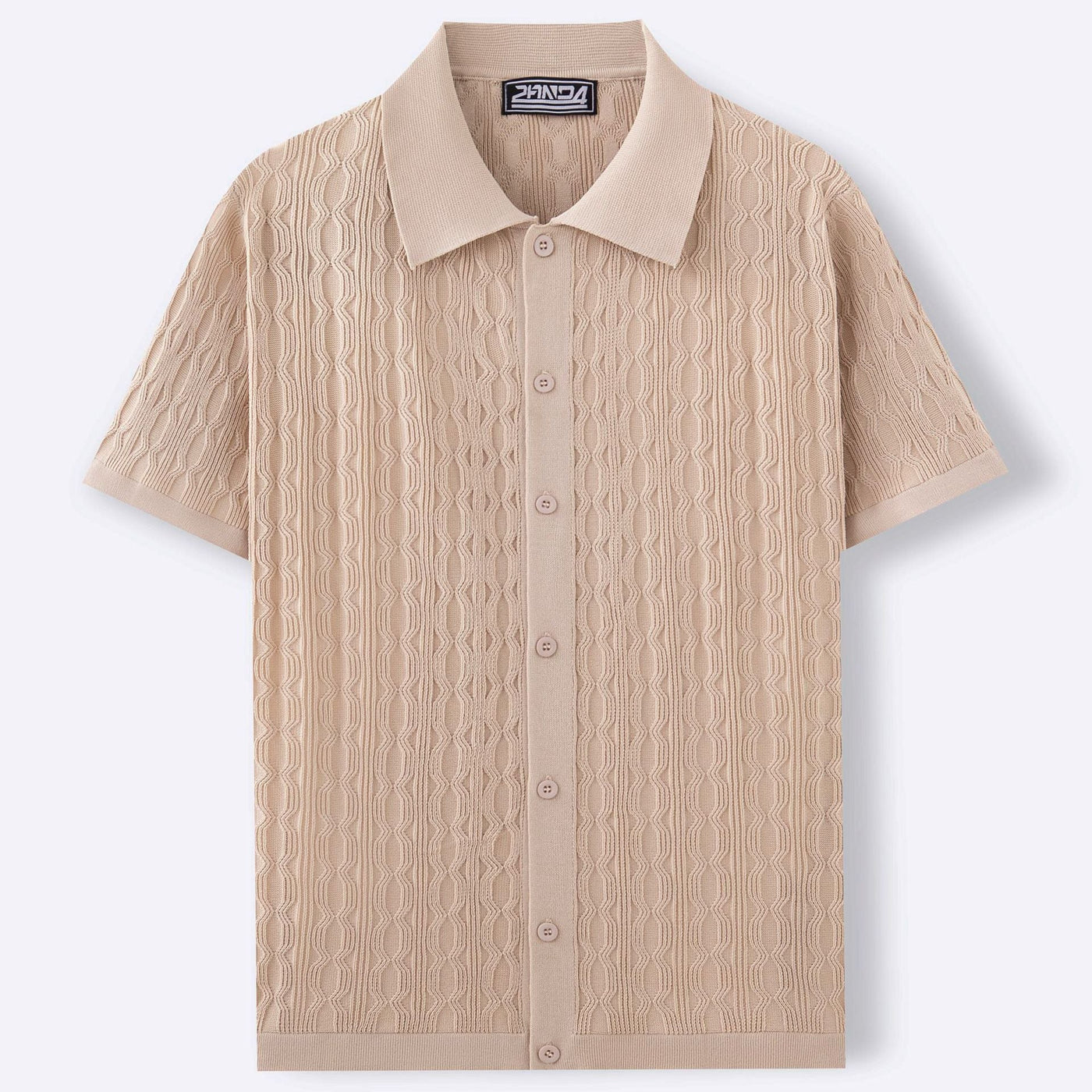 Théo – Chemise en maille à manches courtes