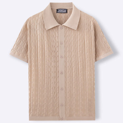 Théo – Chemise en maille à manches courtes