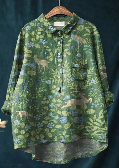 Blouse Classique avec Motif Floral Laura™