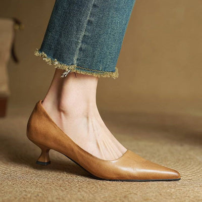 Escarpins Anok en cuir véritable