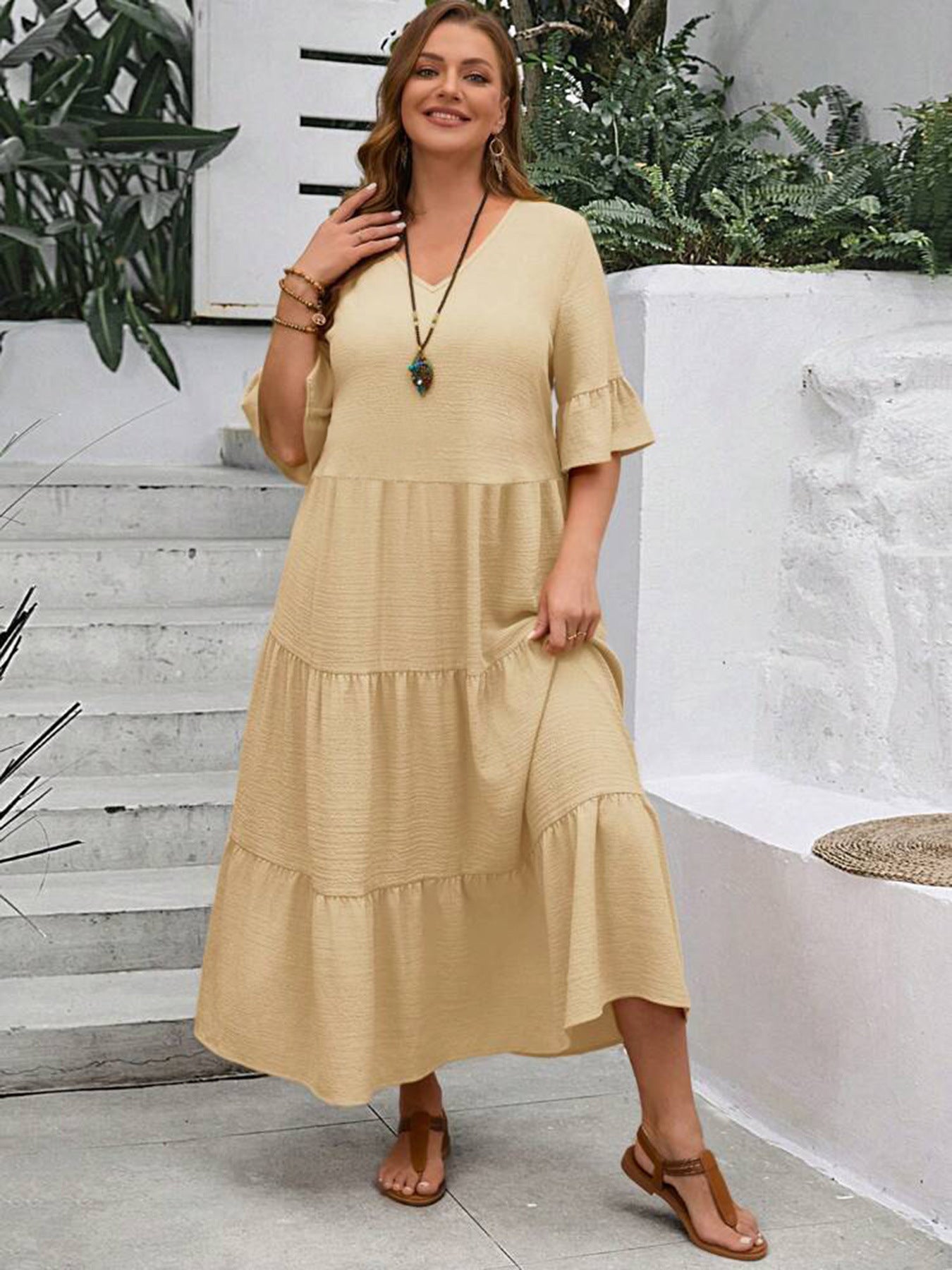 Serena™ | Robe Bohème Fluide Élégante