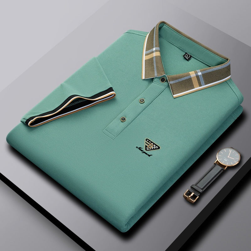 Polo d’été en soie pour homme