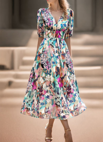Madeleine - Robe À Fleurs Élégante Pour Un Style Intemporel