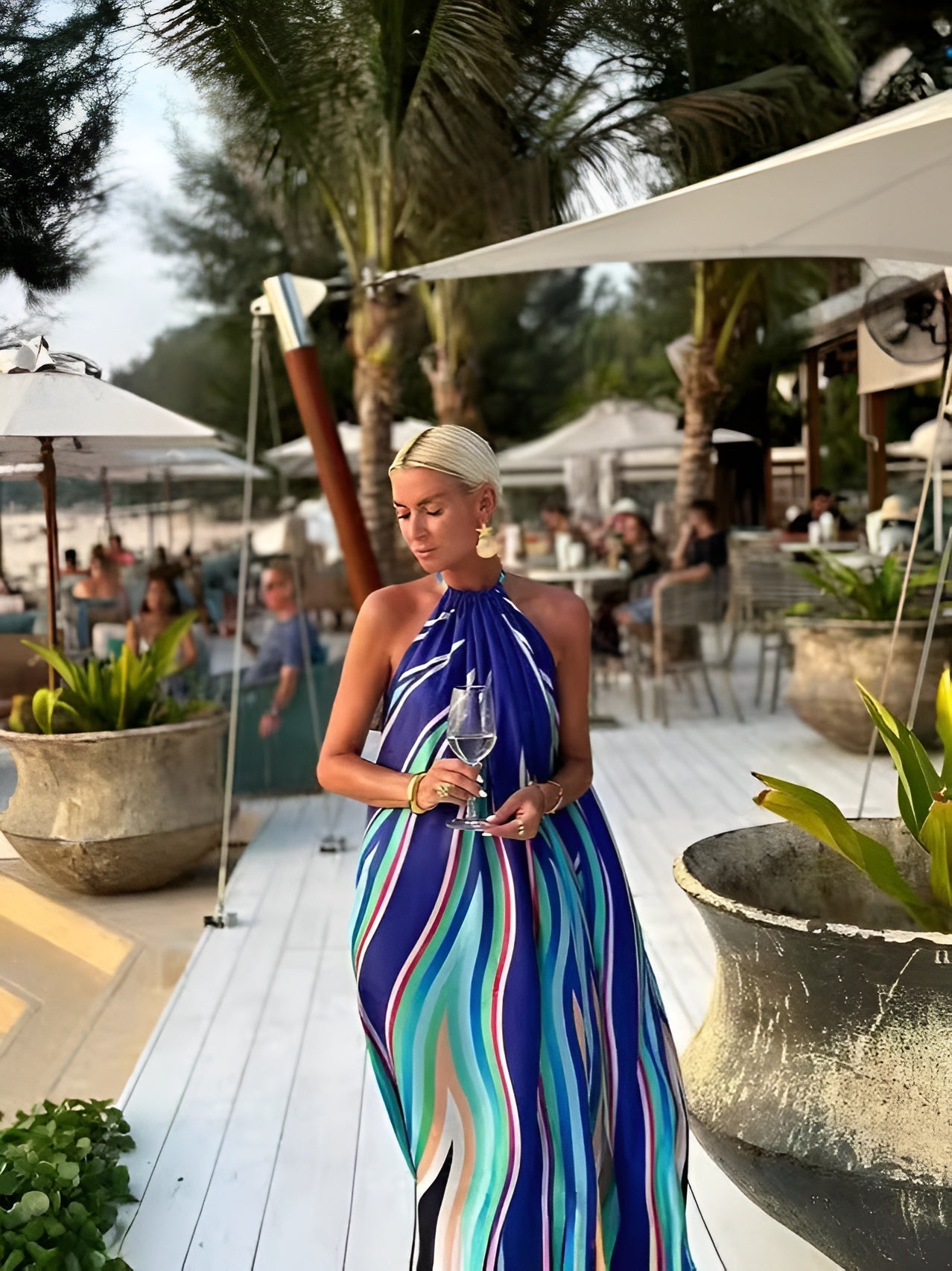 Robe Longue Halter Carrie™
