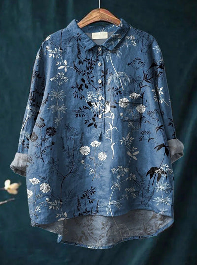 Blouse Classique avec Motif Floral Laura™
