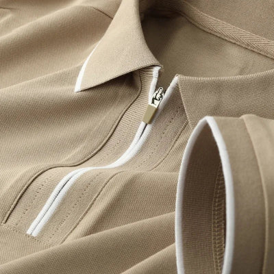 Polo zippé Premium