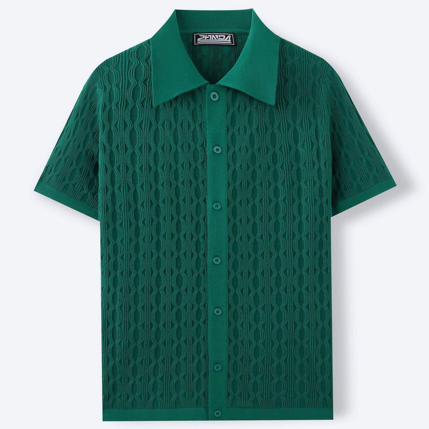 Théo – Chemise en maille à manches courtes