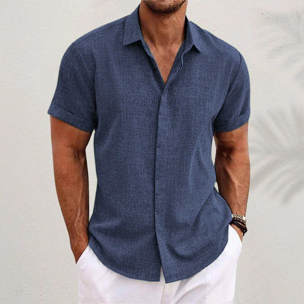Alain | Polo Bout À Bout Pour Hommes | Manche Courte