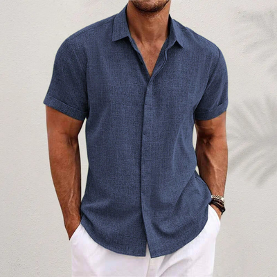 Alain | Polo Bout À Bout Pour Hommes | Manche Courte