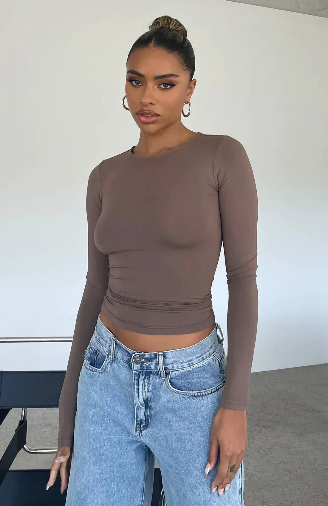 Nathalie | Top Croisé Pour Femmes | Manches Longues