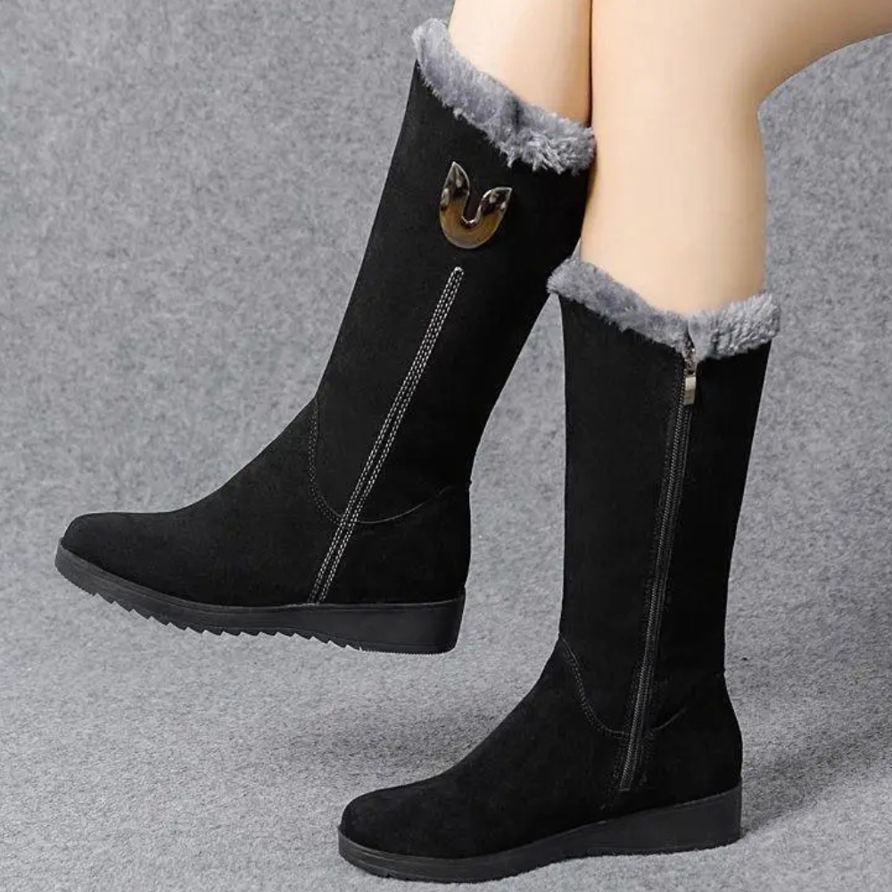 MARIETTE - Bottes d'hiver modernes à hauteur de mollet pour femmes